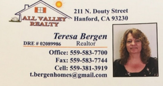 Teresa Bergen card